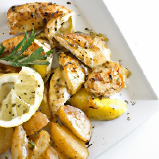 zesty One-Pan Lemon Herb Chicken & Crispy Potatoes Recipe