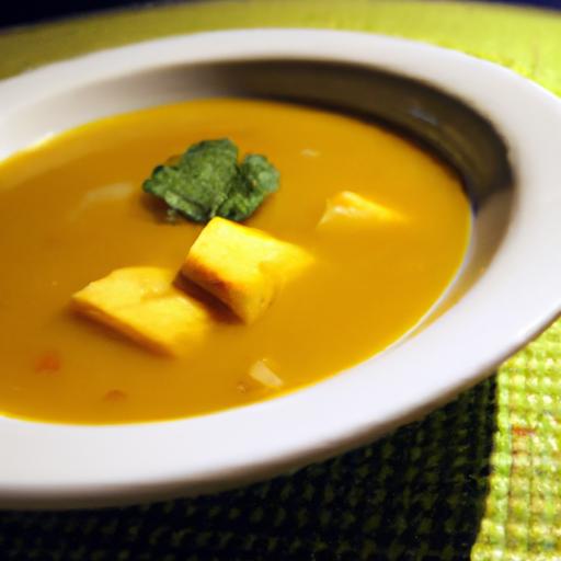 Golden Glow: The Magic of curried Butternut Squash Soup