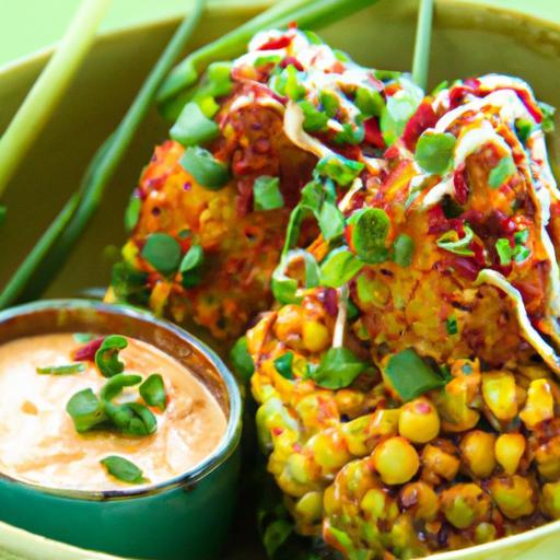 Crispy Mexican Street Corn Fritters with Smoky Chipotle Aioli