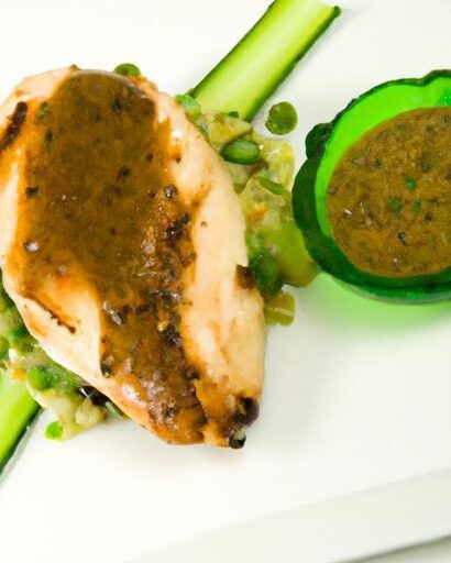 Savor Peru: The Zesty Charm of Chicken with Green Sauce