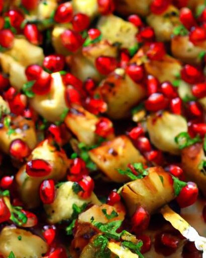 Sweet & Tangy Pomegranate Molasses Breakfast Kebabs Delight