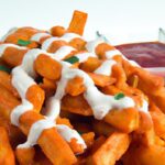 Loaded Indian Tikka Masala Fries with Cooling Raita Twist