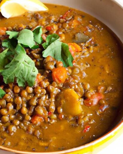 Discover the Warm Flavors of Moroccan Ras el Hanout Lentil Stew
