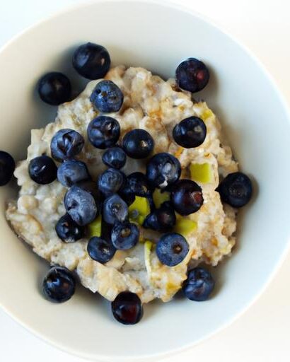 Bright Mornings: The Zesty Charm of Lemon Blueberry Oatmeal