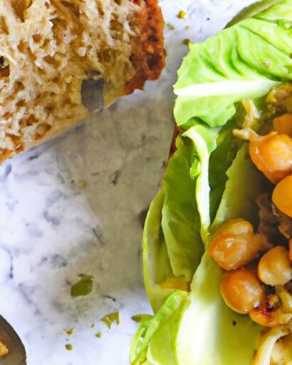 Flavorful Curried Chickpea Salad Sandwich with Sweet Raisins