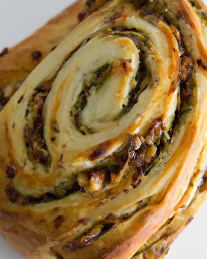 Savory Babka Bliss: Pesto and Cheese Twist Unveiled