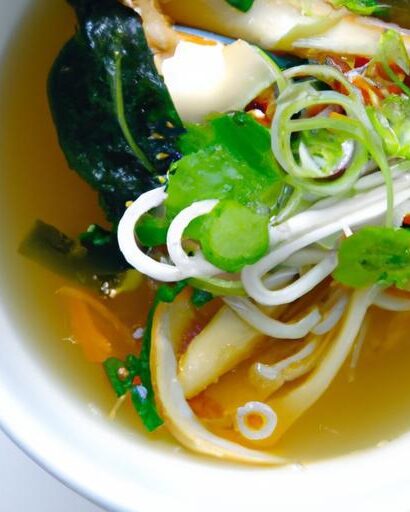 Healing Broth: Ginger Garlic Noodle Soup with Bok Choy