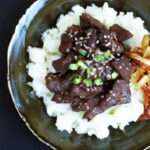 Savor Korean Bulgogi Beef and Kimchi Rice Bowl Delights