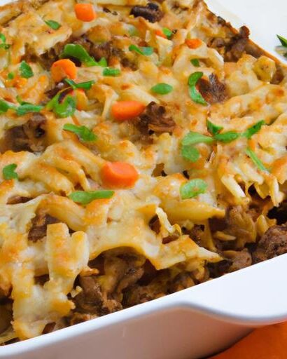 Hearty Ground Beef and Noodle Casserole: A Comfort Classic
