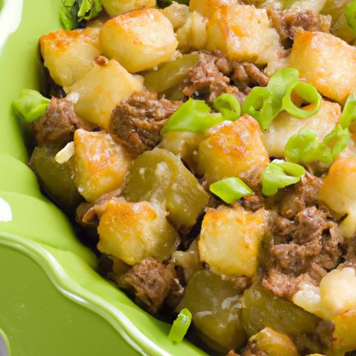 Hearty Tater Tot casserole: Ground Beef Comfort Classic