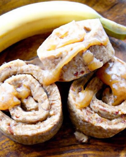 Wholesome Peanut Butter Banana Pinwheels with Flaxseed Boost