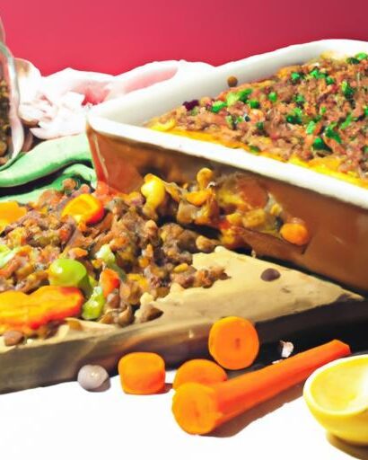 Hearty Lentil Shepherd’s Pie with Sweet Potato Bliss