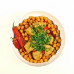 Fiery Harissa Sweet Potato & Lentil Grain Bowl Delight