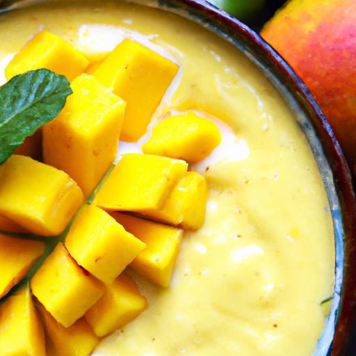 Tropical Mango Lassi Smoothie Bowl: A Creamy Refreshment