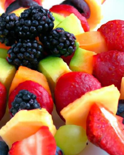 Vibrant Fruit Skewers with Berries: A Fresh Treat Guide