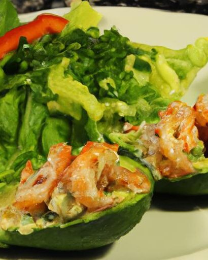 Spice Up Dinner: Cajun Shrimp & Avocado Stuffed Peppers