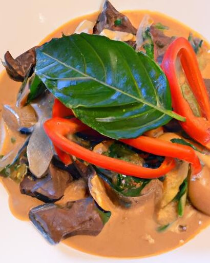 Thai Basil Beef Poutine with Coconut Gravy: A Bold Twist