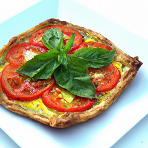 Rustic Tomato & Goat Cheese Galette: A Savory Delight