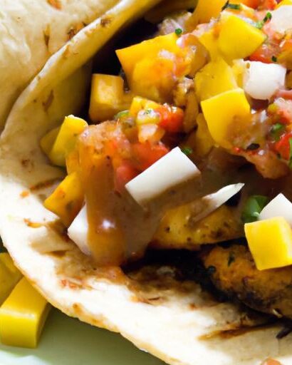 Zesty Cajun Blackened Catfish Tacos with Mango Salsa Delight