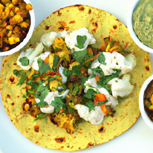 Spice Up Dinner: Tandoori Cauliflower Tacos with Mint Yogurt