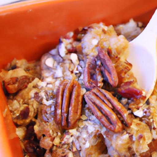 Cozy Pumpkin Spice Baked Oatmeal with Crunchy Pecans Recipe
