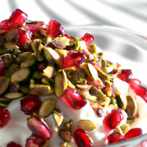 Creamy Greek⁣ Yogurt⁤ Parfait‍ with Pistachios & Pomegranate