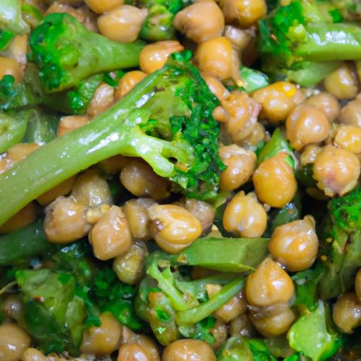 One-Pan Roasted Frozen Broccoli & Chickpeas: Easy & Tasty
