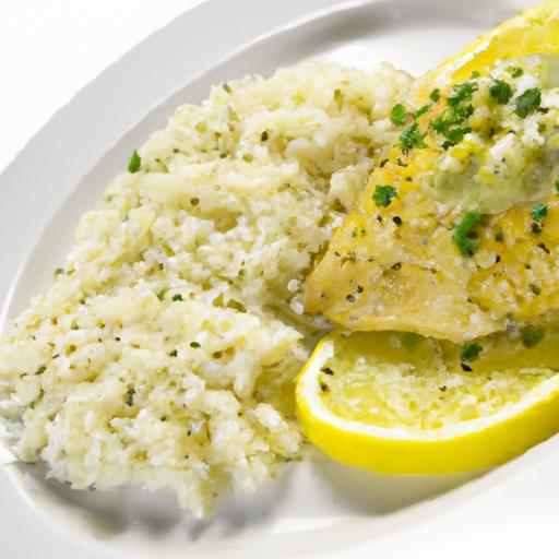 Zesty Greek Lemon Chicken Paired with Savory Flavorful Rice