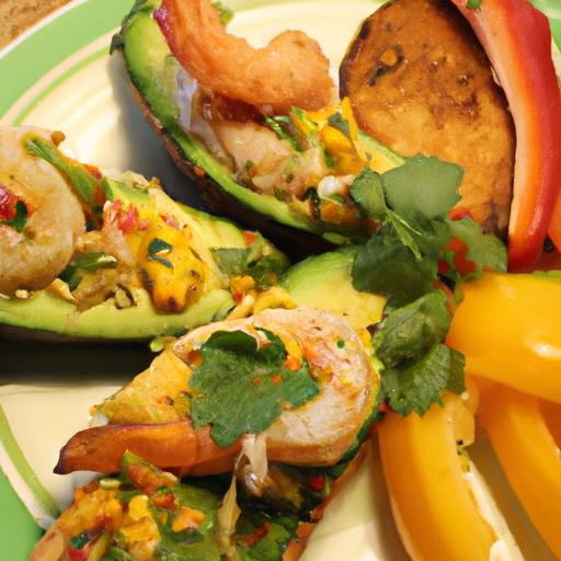 Spice Up Dinner: Cajun Shrimp & Avocado Stuffed Peppers