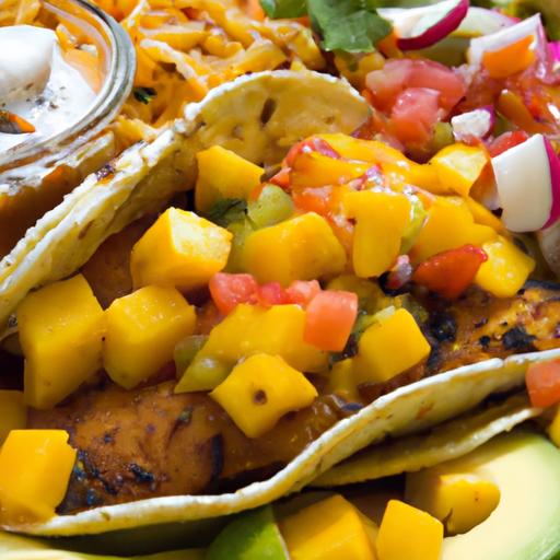 Zesty Cajun Blackened Catfish Tacos with Mango Salsa Delight