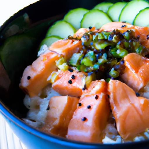 Savor Japanese Teriyaki salmon Rice Bowls with Edamame Bliss