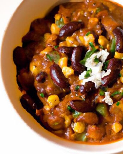 Hearty Freezer-Friendly Vegetarian Chili: Make & Freeze with Ease
