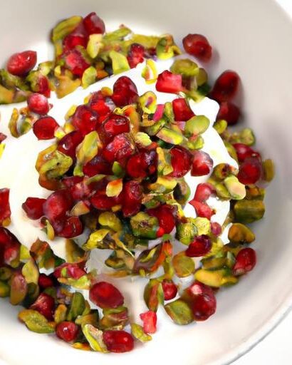 Creamy Greek Yogurt Parfait with Pistachios & Pomegranate