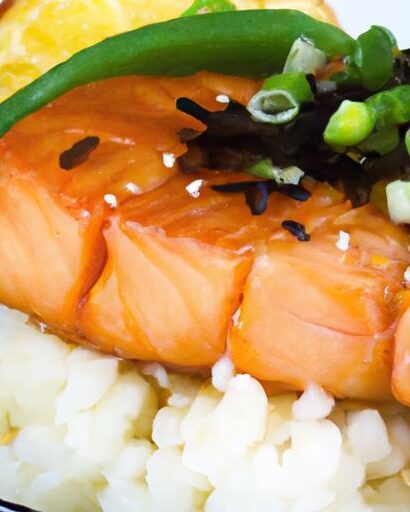 Savor Japanese Teriyaki Salmon Rice Bowls with Edamame Bliss