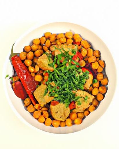 Fiery Harissa Sweet Potato & Lentil Grain Bowl Delight