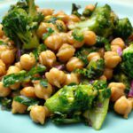 One-Pan Roasted Frozen Broccoli & Chickpeas: Easy & Tasty