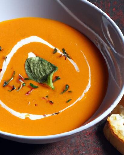 Velvety Creamy Roasted Red Pepper Soup: A Flavorful Delight