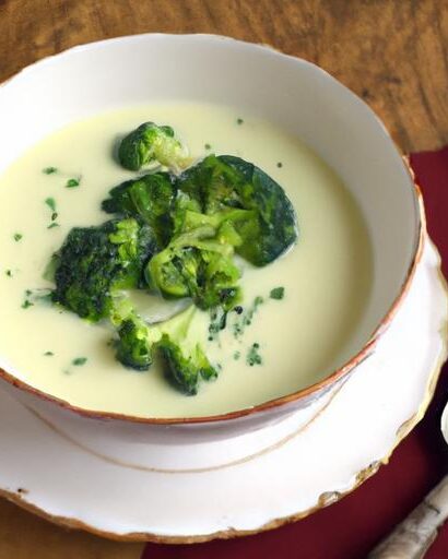 Silky Cream of Broccoli Soup: Cheese-Free Comfort Classic