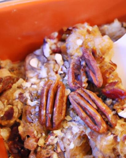 Cozy Pumpkin Spice Baked Oatmeal with Crunchy Pecans Recipe