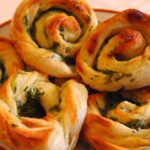 Turkish Spinach & Feta Börek Swirls with Tangy Yogurt Dip