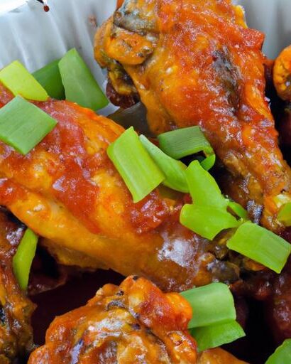 Fiery Flavor Fusion: Spicy Mango Habanero Chicken Wings
