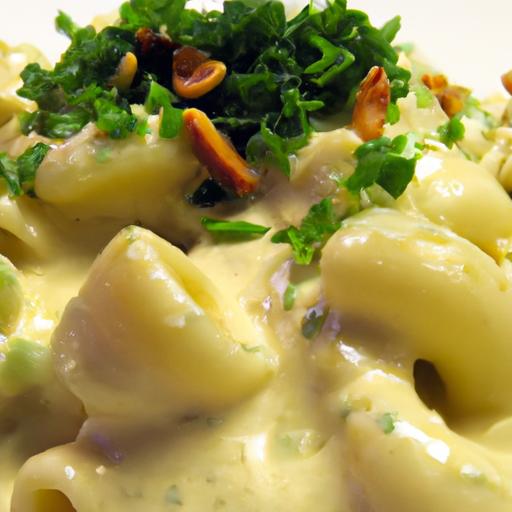 Fusion Feast: Thai Green curry Mac & Cheese with Crispy Shallots