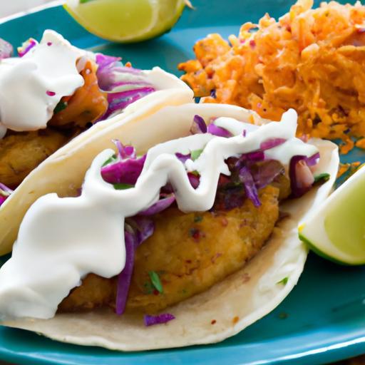 Zesty Baked Fish Tacos with Creamy Chipotle Drizzle Delight