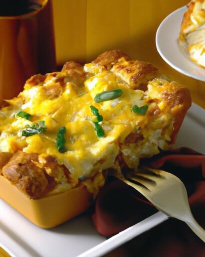 Hearty Tater Tot Breakfast Casserole with Savory Beef Twist