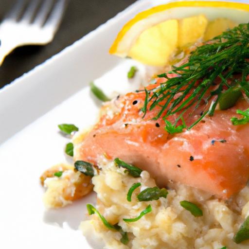 Zesty Lemon Dill Salmon & Couscous Bake: A Flavorful Delight