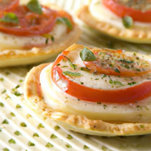 Delightful Tomato and Mozzarella Tartlets: A Savory Bite