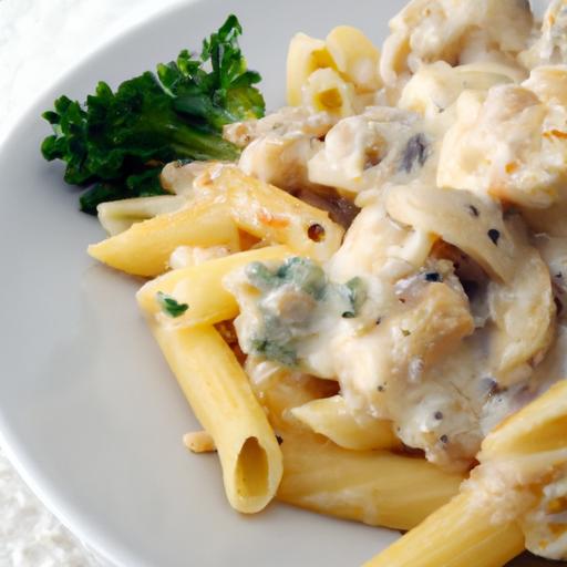 Creamy Chicken Alfredo Bake with Penne: A Comfort Classic
