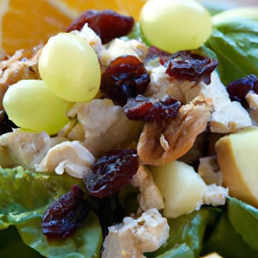 Refreshing chicken Salad⁢ with ‍Grapes & ⁤Crunchy‍ Walnuts