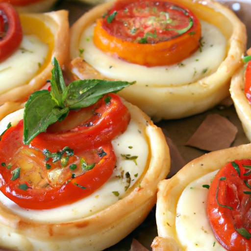 Delightful ⁢tomato and Mozzarella Tartlets: ‌A Savory Bite