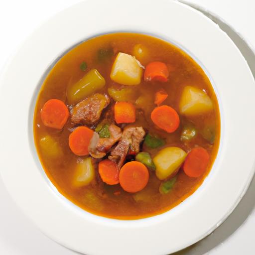 Hearty Beef & Veggie​ Soup Made Easy with Frozen favorites